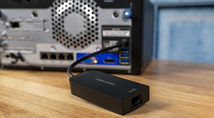 CableCreation USB 3 Type-A 2.5GbE Adapter Review CableCreation 2.5GbE USB 3 Adapter On HPE ProLiant MicroServer Gen10 Plus
