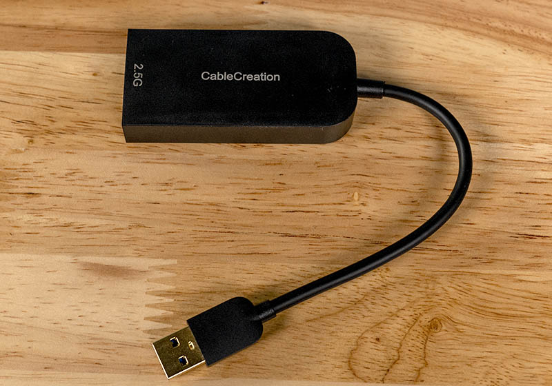 CableCreation USB 3 To 2.5GbE Adapter Top