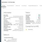 HPE ProLiant MicroServer Gen10 Plus ILO 5 Essentials Dashboard