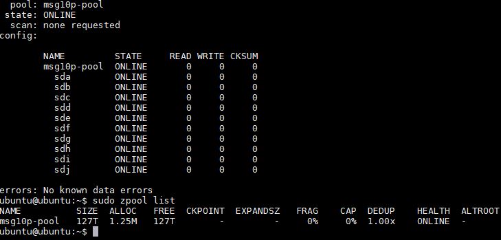 HPE ProLiant MicroServer Gen10 Plus With 10x 14TB HDD In ZFS