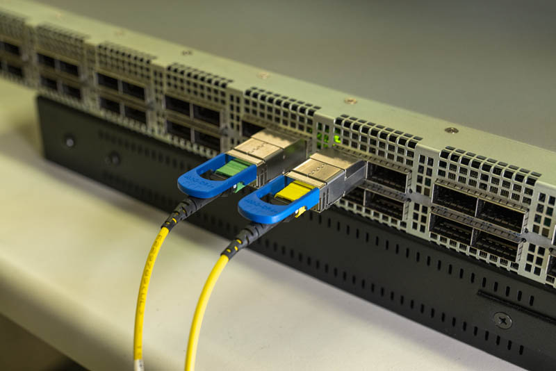 Intel 400Gbps Silicon Photonics Installed In Arista Switch For Interoperability