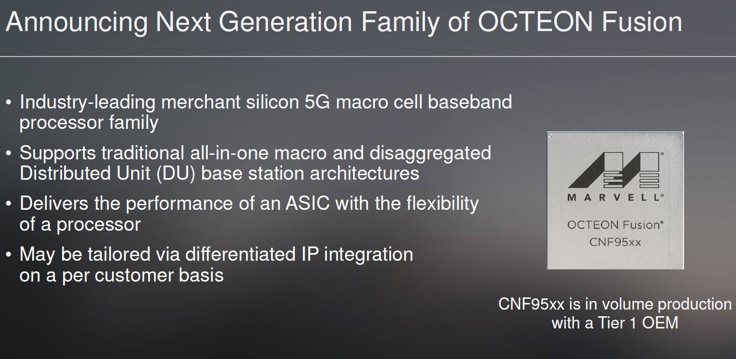 Marvell Octeon Fusion CNF95xx Announcement