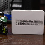 Seagate One Touch 500GB USB 3 SSD Label Side Lego For Size Reference
