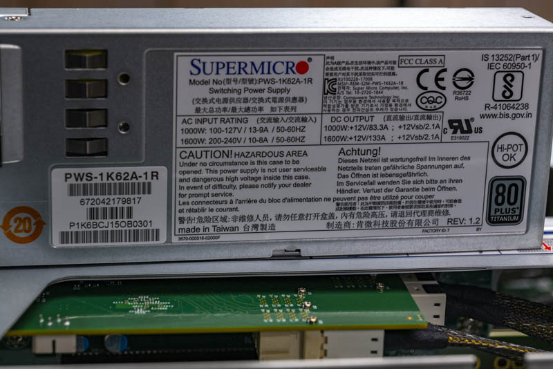 Supermicro 2029UZ TN20R25M Redundant Power Supplies