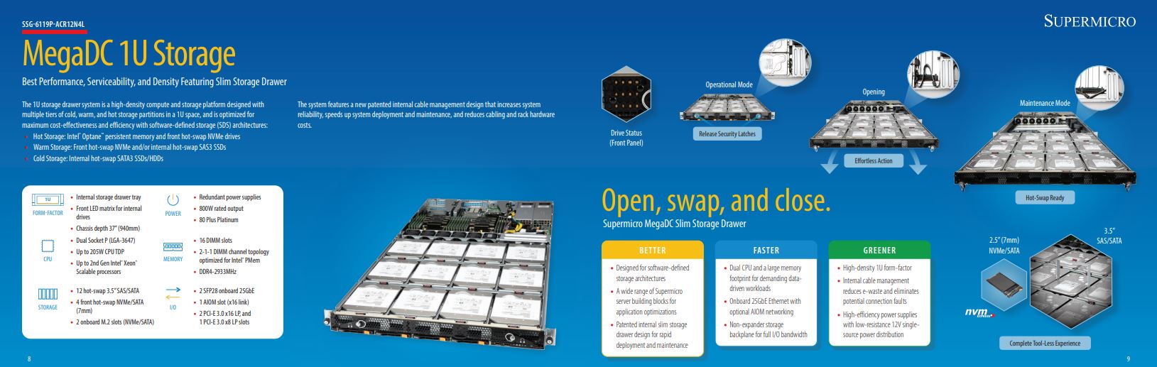 Supermicro MegaDC 1U Storage Launch