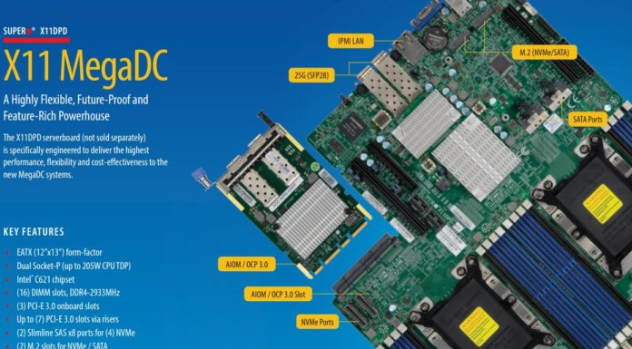 Supermicro MegaDC Bridges Traditional and Hyper-Scale Supermicro MegaDC X11DPD Cover