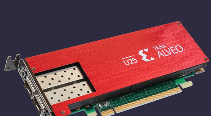 Xilinx Alveo U25 SmartNIC Infused with Solarflare Xilinx Alveo U25 Cover