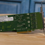 3rd Party Intel X710 DA4 NIC Back View