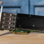 3rd Party Intel X710 DA4 NIC Front View