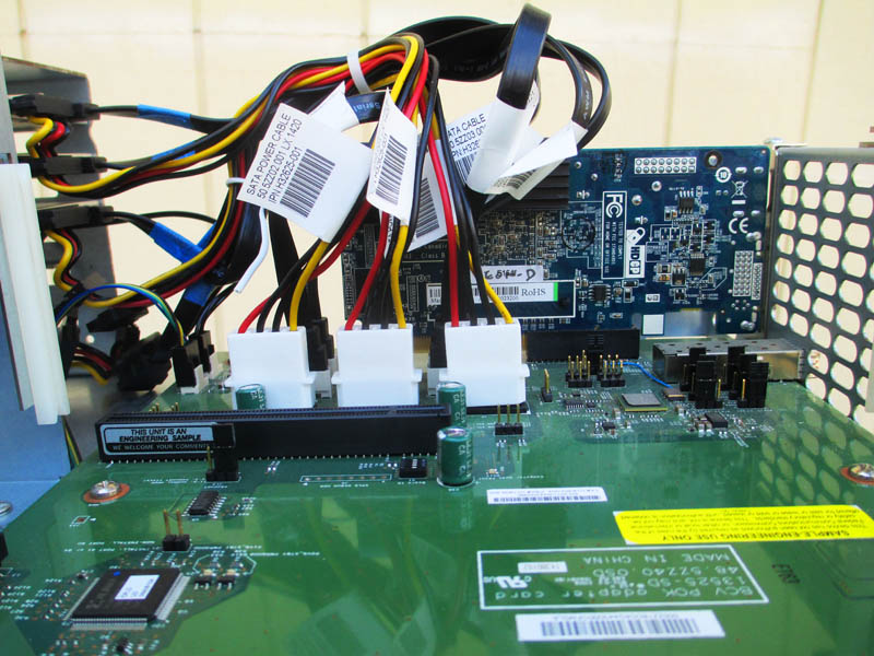 Intel Beverly Cove PCIe Fan SFP+ And SATA Board