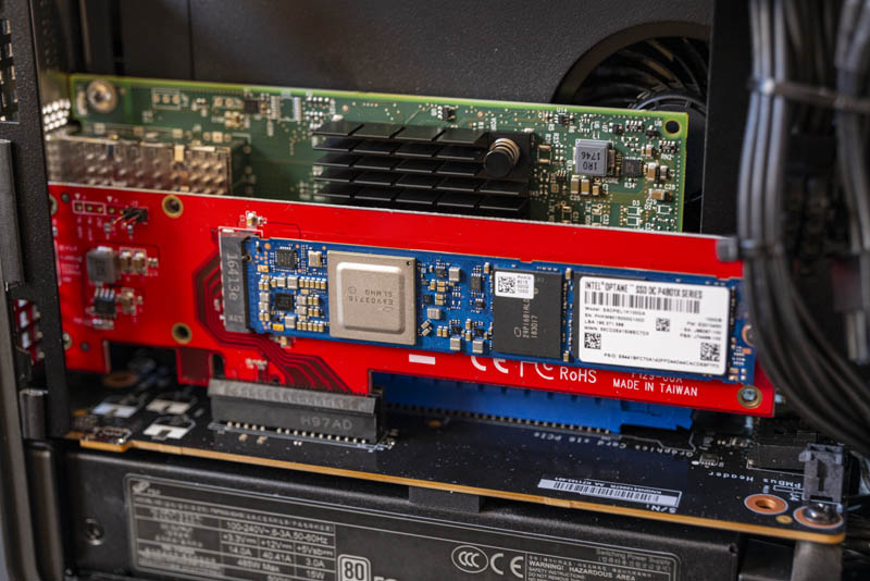 Intel Quartz Canyon Xeon NUC With Mellanox ConnectX 4 Lx 25GbE And Intel Optane DC P4801X