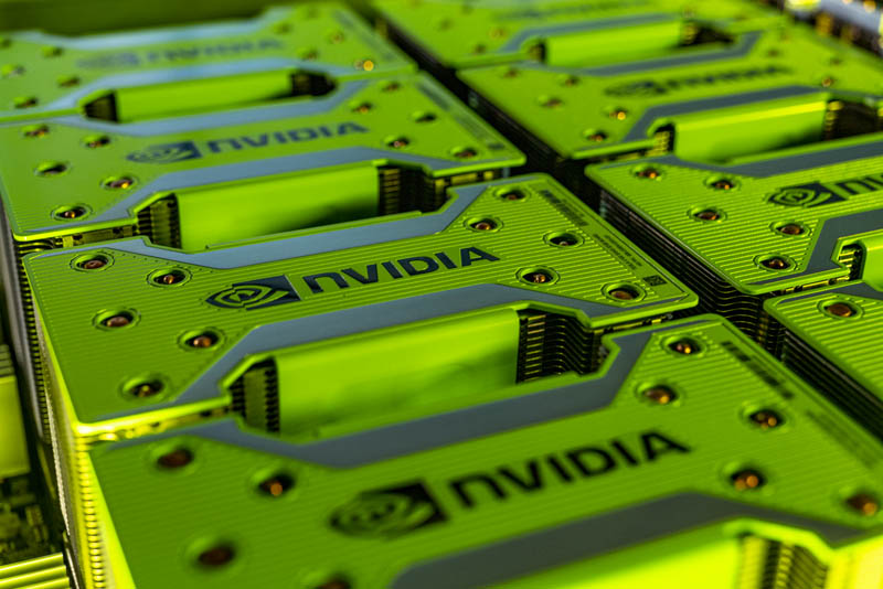 NVIDIA HGX 2 GPU Tray Coolers On Tesla V100 SXM3 GPUs