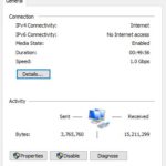 Plugable 2.5GbE USB 3 Adapter In Windows 10 Connection Status