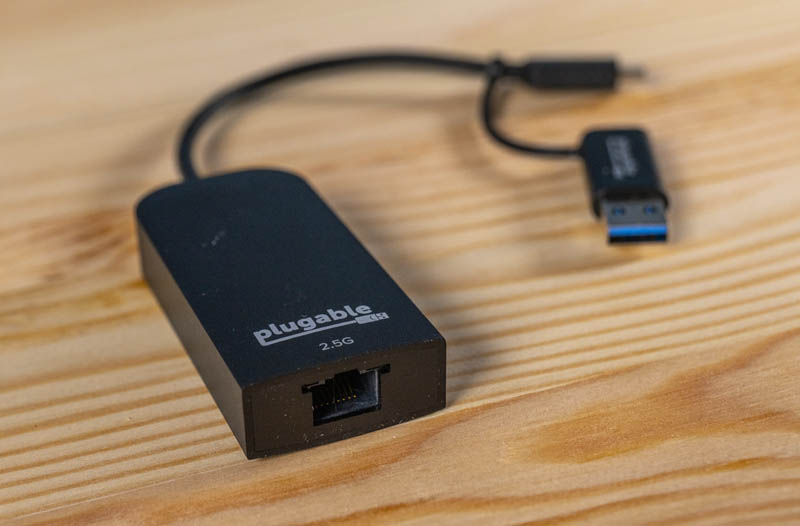Plugable USB 3 2.5GbE Adapter Port
