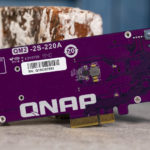 QNAP QM2 2S 220A Dual M.2 SATA SSD PCIe Card Rear