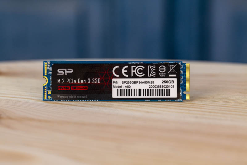 Silicon Power A80 256GB M.2 NVMe Front