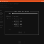 Ubuntu 20.04 LTS Server Mdadm GUI Setup
