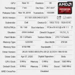 AMD Radeon Pro W5700 GPUz