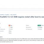 FreeNAS 11.3 U3 SMB Issue JIRA