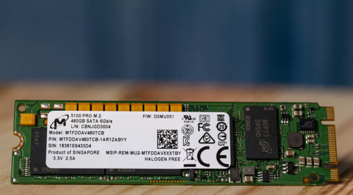 Micron 5100 Pro 480GB M.2 SATA SSD Benchmarks and Review Micron 5100 Pro M.2 480GB Cover