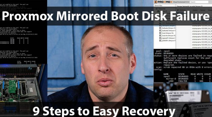 9-Step Calm and Easy Proxmox VE Boot Drive Failure Recovery Proxmox VE Boot Disks Fail 9 Steps To Easy Recovery Cover