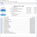 Rocket NVMe 512GB CrystalDiskInfo