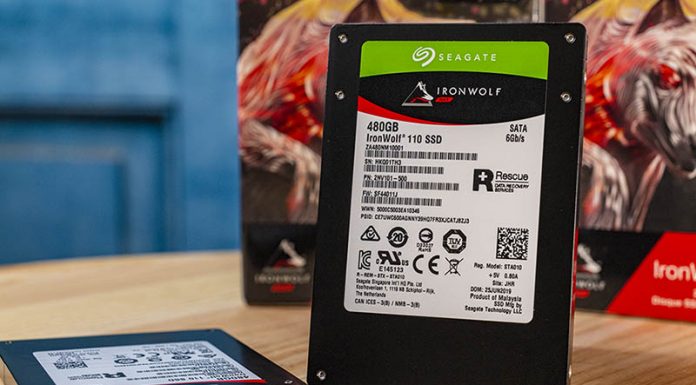Seagate IronWolf 110 480GB SATA NAS SSD Review Seagate IronWolf 110 480GB SSD Cover 2