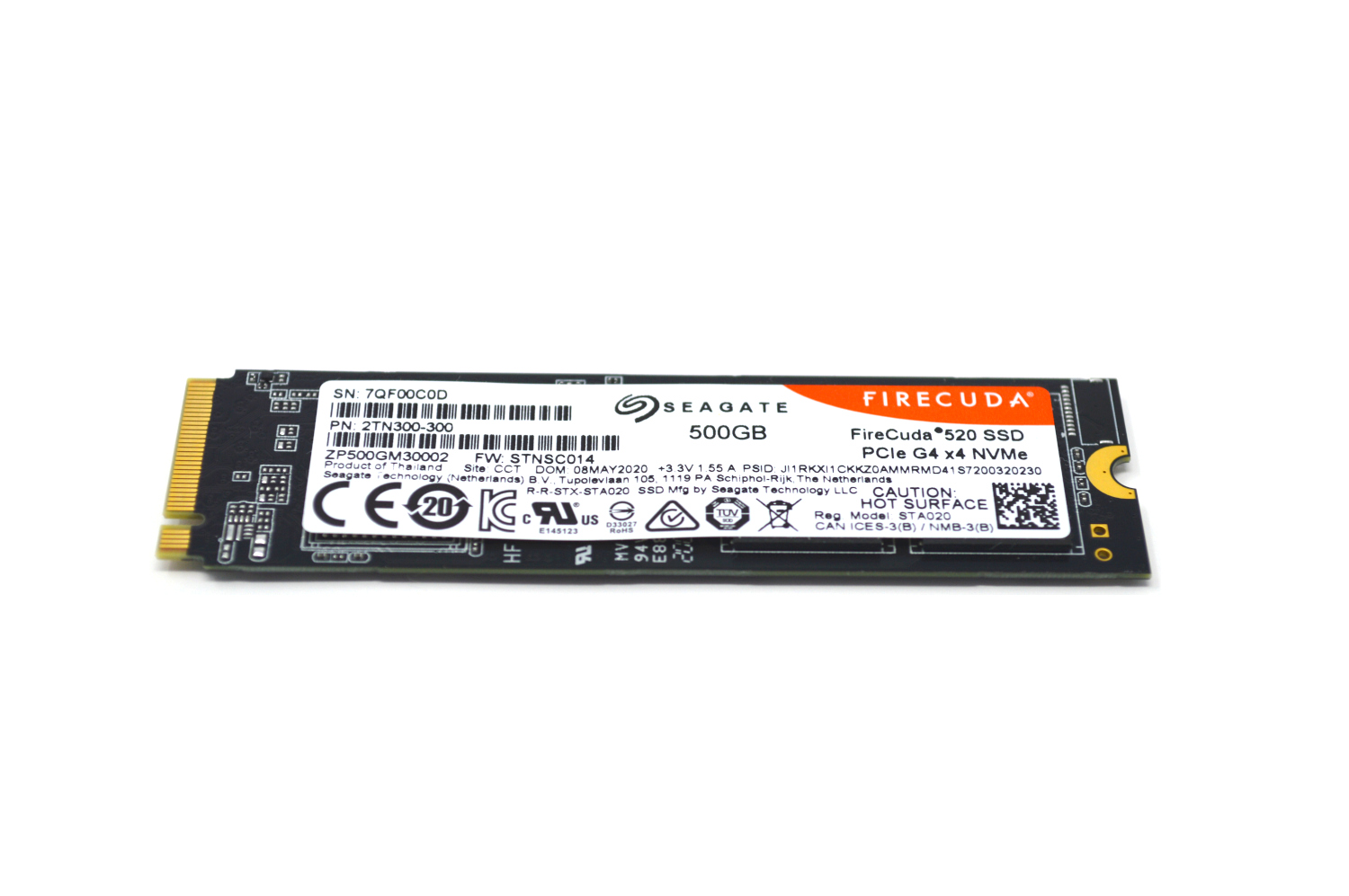 Firecuda 520 500GB Back