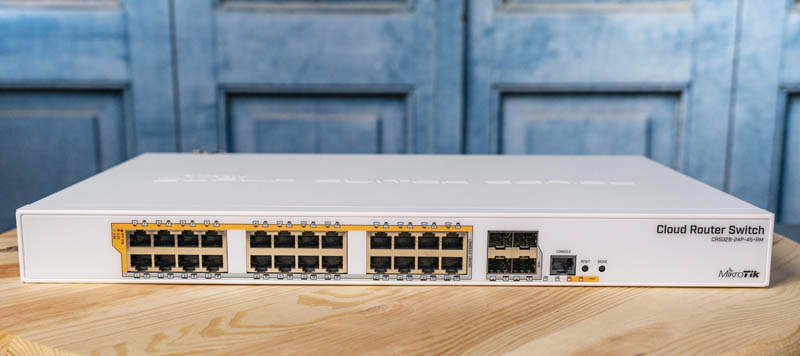 MikroTik CRS328 24P 4S+RM Front