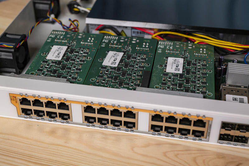 MikroTik CRS328 24P 4S+RM Internal PoE Boards With Ports