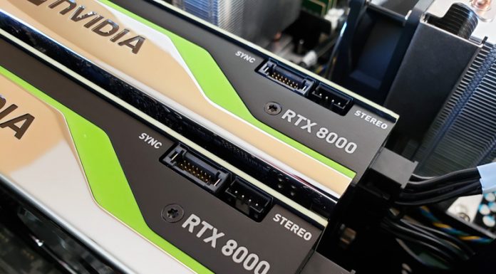 Dual NVIDIA Quadro RTX 8000 Review with NVLink Performance NVIDIA Quadro RTX 8000 NVLINK