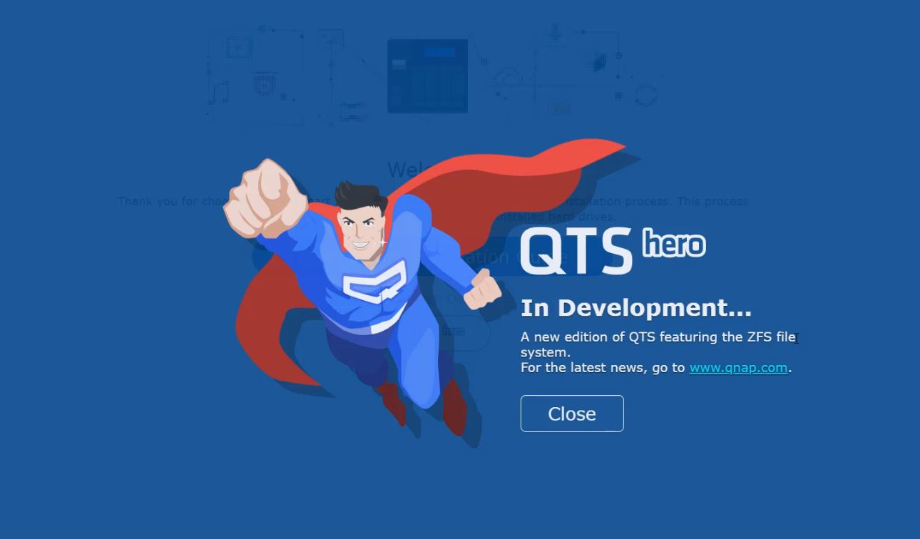 QNAP QGD 1600P QTS Hero With ZFS In Development
