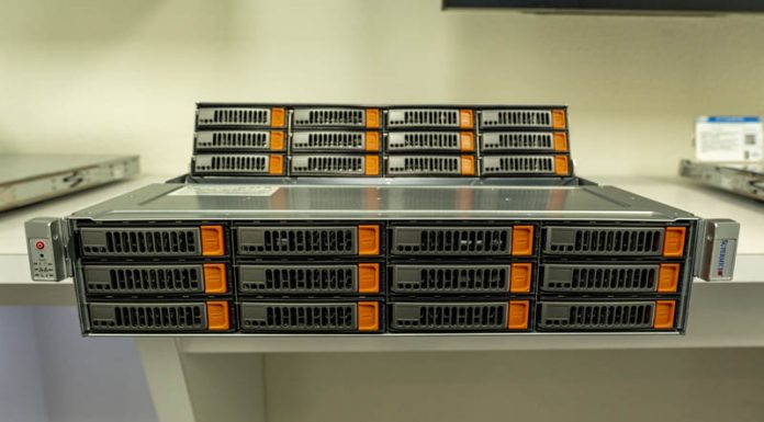 Hands-on Look at the Supermicro Simply Double Supermicro Simply Double SSG 6029P E1CR24H Front At SM