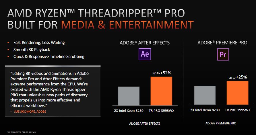 AMD Ryzen Threadripper Pro V Intel Platinum 8280 Bad Comparison