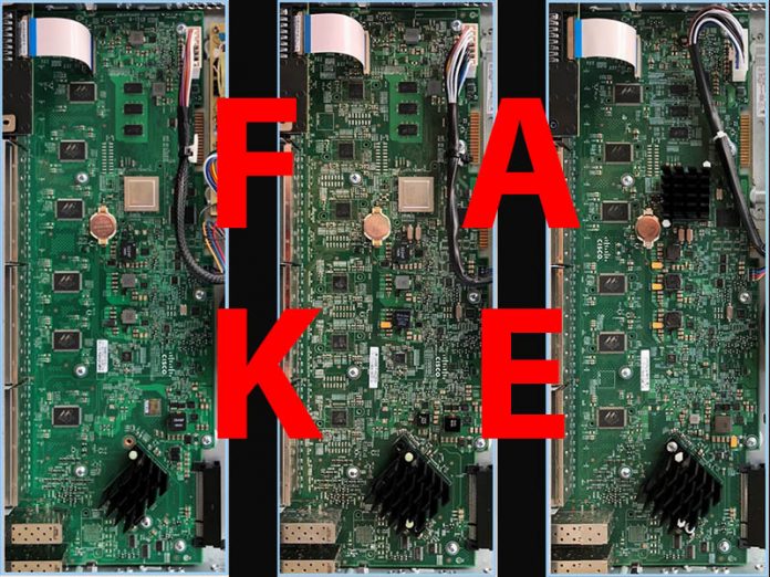 Fake Cisco Switch Cover