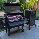 GMG Jim Bowie Full Next To Pit Boss Pro 4 Series