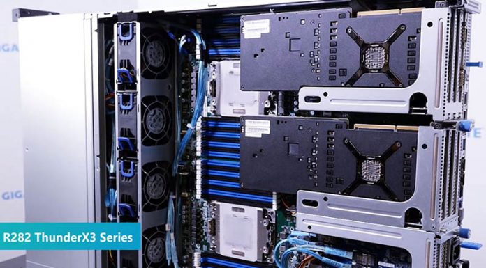 Gigabyte Shows Marvell ThunderX3 R282 2U Server Gigabyte R282 ThunderX3 Cover