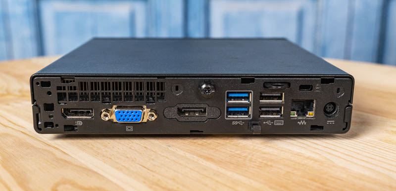 HP EliteDesk 705 G3 Mini Rear