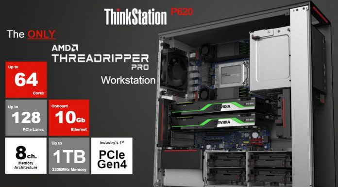 Lenovo ThinkStation P620 first AMD Threadripper Pro Powered Lenovo ThinkStation P620 Overview