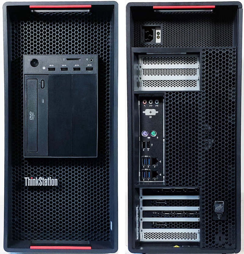 Lenovo ThinkStation P920 Front And Back