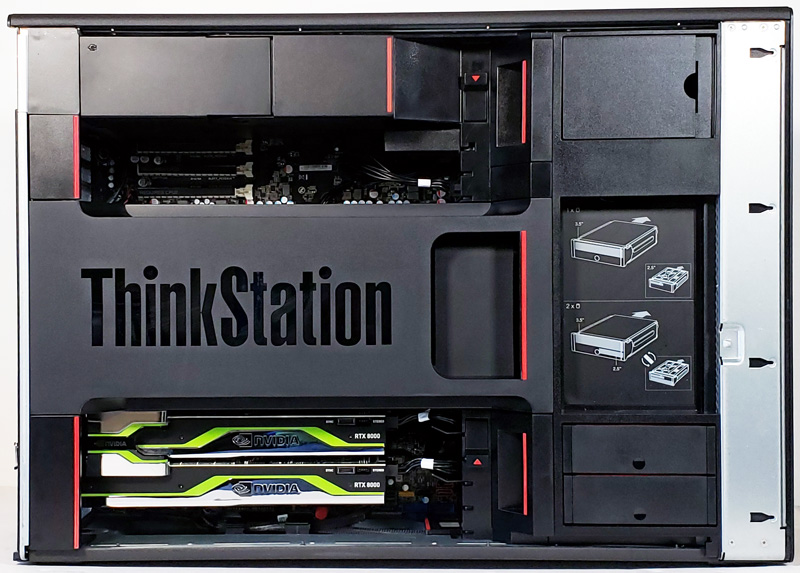 Lenovo ThinkStation P920 Side Open