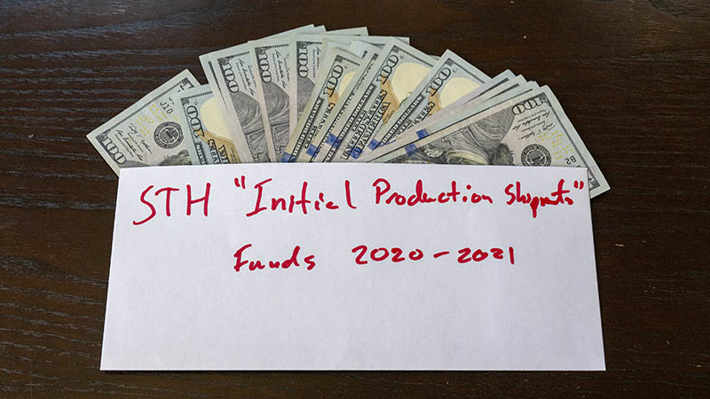 STH Initial Production Shipments Funds 2020 2021