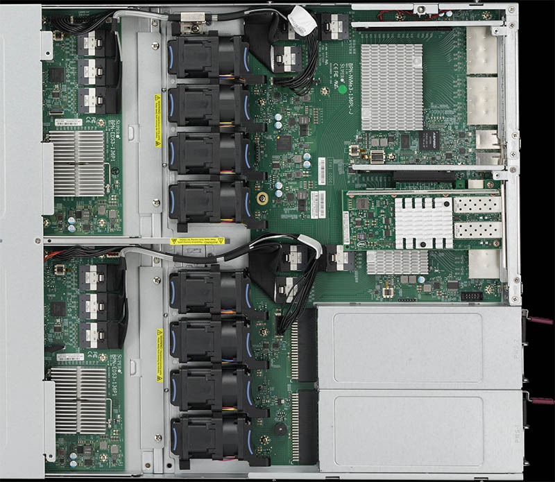 Supermicro SSG 1029P NEL32R Top View