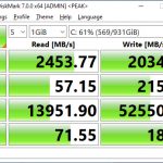 WD Blue SN550 1TB CrystalDiskMark 1GB
