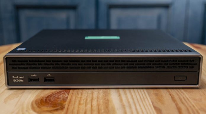 HPE ProLiant EC200a Review An Intel Xeon D Edge Server HPE ProLiant EC200a Front