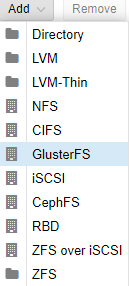 Add GlusterFS