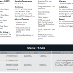Crucial P5 1TB Specs