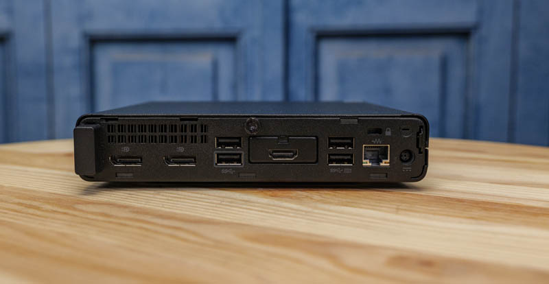 HP EliteDesk 705 G4 Mini Rear