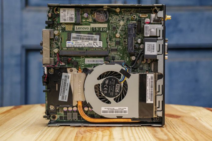 Lenovo ThinkCentre M900 Tiny Internal Overview Without 2.5in