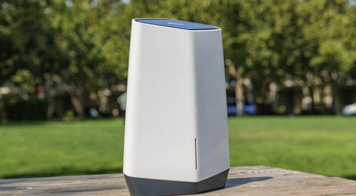 Netgear Orbi Pro WiFi 6 Doubles Previous-Gen Speeds Netgear Orbi Pro WiFi 6 In Park Cover